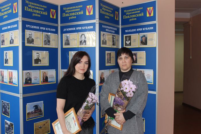 На фото: Г.И. Японова и Е.А. Дюпкина