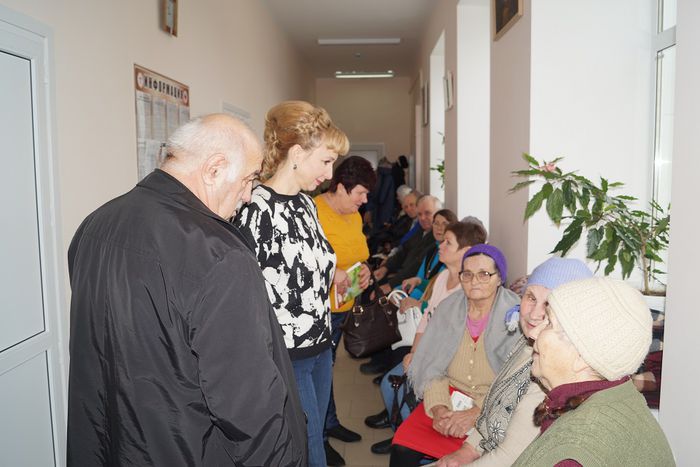 На фото: выездной прием врачей в ст. Незамаевской