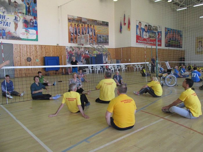 На фото: участники Спартакиады среди лиц с ограниченными возможностями здоровья