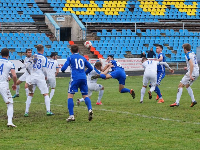 На фото: матч «Кубань Холдинг» с ставропольским «Динамо»