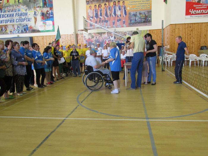На фото: участники Спартакиады среди лиц с ограниченными возможностями здоровья