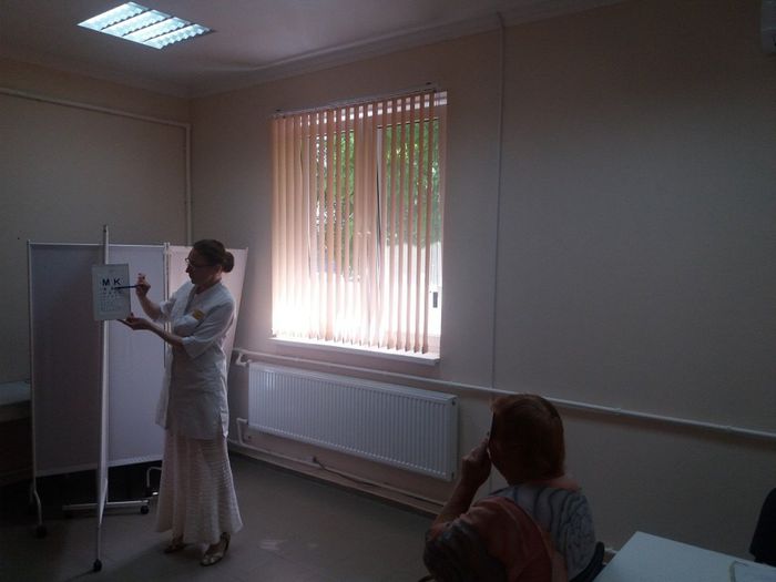 На фото: выездной прием врачей МБУЗ ЦРБ в Новопластуновском поселении