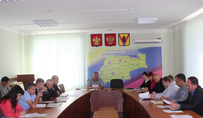Заседание штаба по координации народных дружин муниципального образования Павловский район