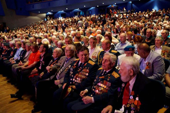 Торжественное мероприятие в честь 72-й годовщины Великой Победы прошло в Краснодарском музыкальном театре