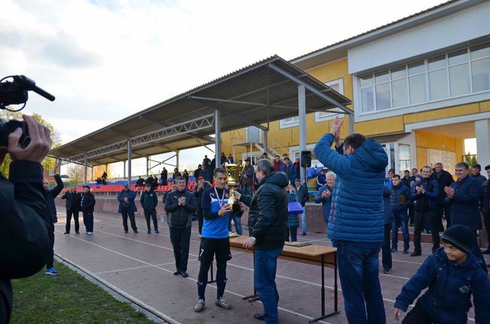 На фото: финальный матч Кубка Губернатора Краснодарского края по футболу 2016 года
